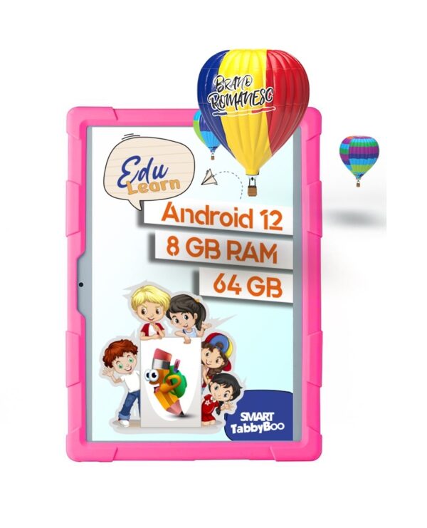 Tablete copii SMART TabbyBoo EduLearn roz 8 GB RAM 64 GB 1