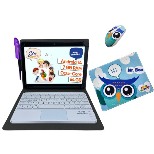 Set SMART TabbyBoo EduLearn CU TASTATURA nou mouse albastru