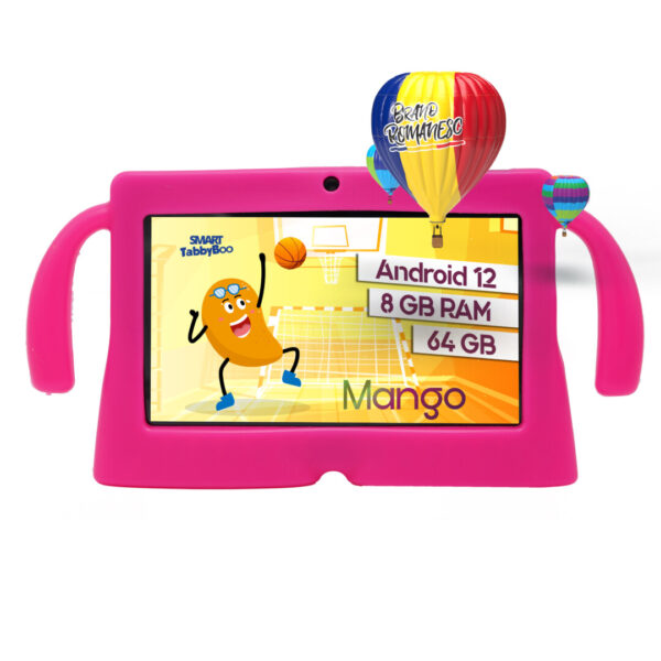 Tablete copii SMART TabbyBoo Mango roz inchis 8 GB RAM 64 GB