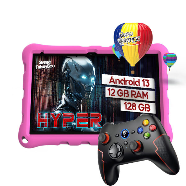 Tablete copii SMART TabbyBoo Hyper roz 12 GB controler