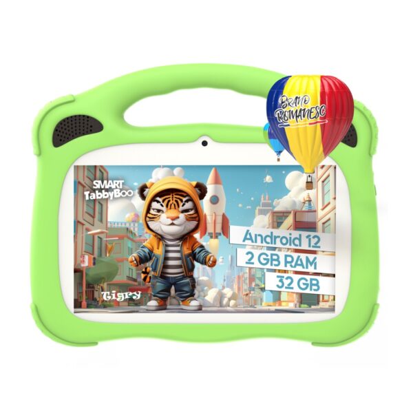 Tablete copii SMART TabbyBoo Tigrisor verde 8 GB RAM 64 GB