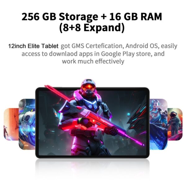 Tablete copii SMART TabbyBoo Elite 16 GB RAM 256 GB pentru jocuri performante 14