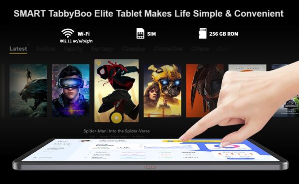 Tablete copii SMART TabbyBoo Elite 16 GB RAM 256 GB pentru jocuri performante 17