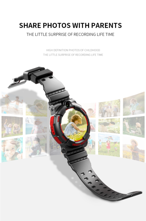 Ceas smartwatch GPS copii SMART TabbyBoo 4G Dynamic NEGRU1 1